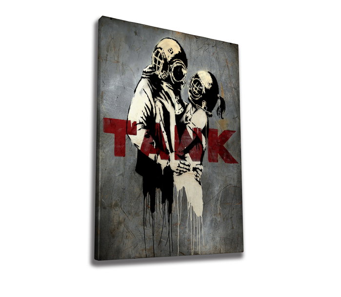 Wallity Lienzo Decorativo Banksy WY11 70 x 100 cm